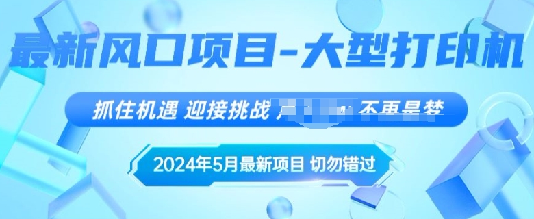 5月闲鱼卖大型打印机，200-1k，无货源赚差价模式，小白也可以操作